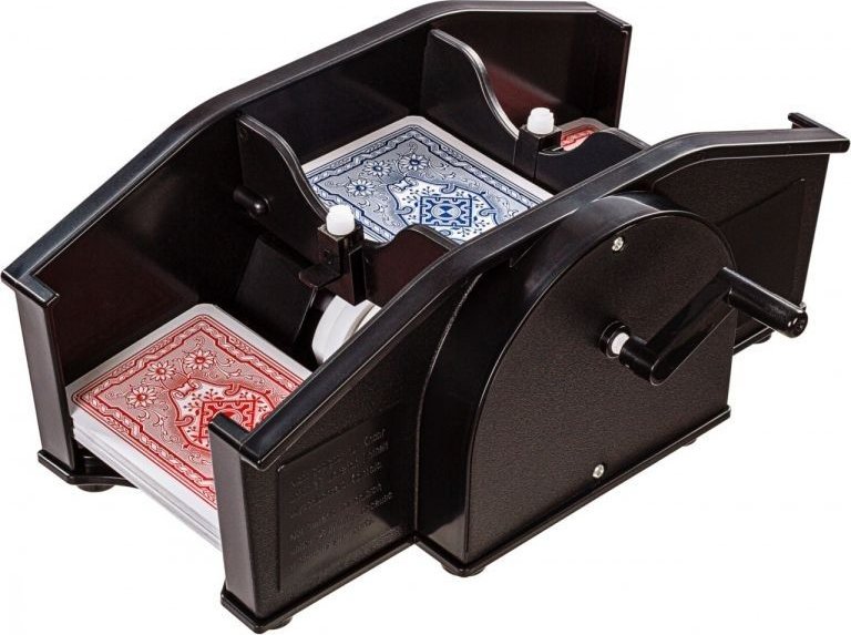 GamesPlanet® Mechanická míchačka karet, černá