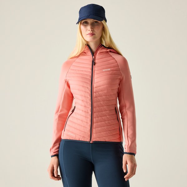 Regatta Dámská hybridní bunda Andreson Hybrid Jacket RWN403 Peach Pink Velikost: 40