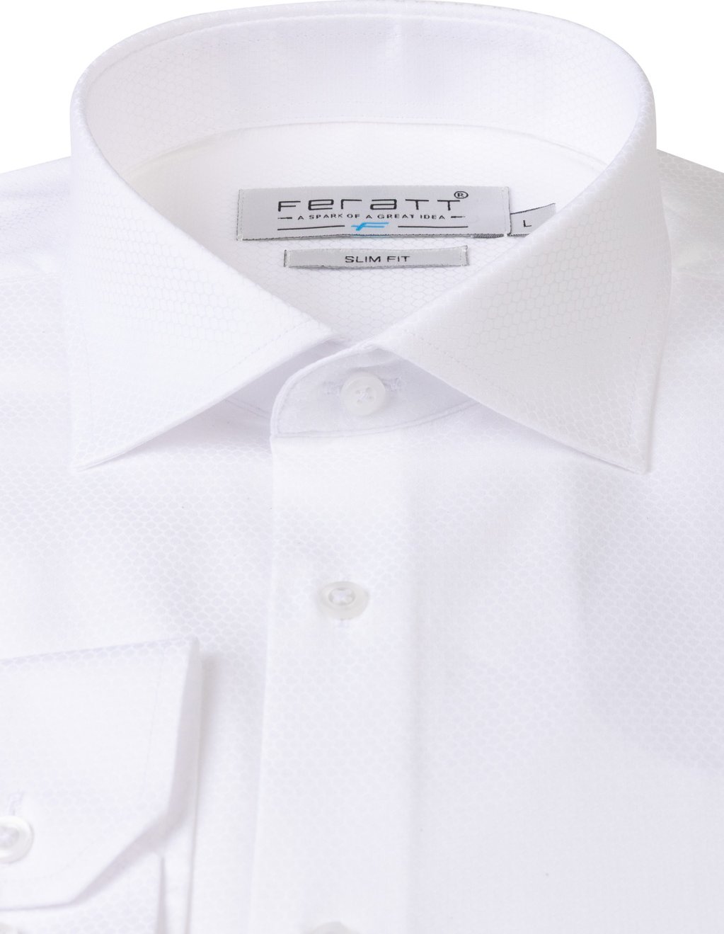 FERATT Pánská košile DON VITO II. SLIM bílá Velikost: S