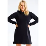 Infinite You Úpletové šaty M331 Černá Basic Fit M