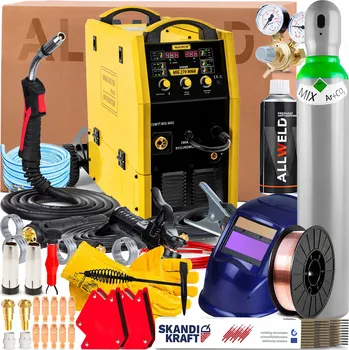 Svářečka POLOAUTOMAT MAGNUM MIG 270 MMA 400V 270A TIG DC MMA SYNERGIE PRO OCEL A HLINÍK