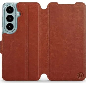 Pouzdro na mobilní telefon Flipové pouzdro Mobiwear pro Samsung Galaxy S26, hnědé