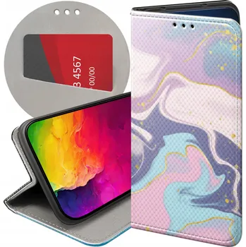 Pouzdro na mobilní telefon Flipové pouzdro Hello Case pro Vivo Y21, Y21s, Y33S fialové