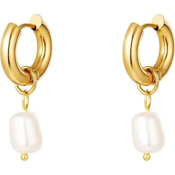 Náušnice ORNAMENTI Pozlacené náušnice Bamboo Hook gold