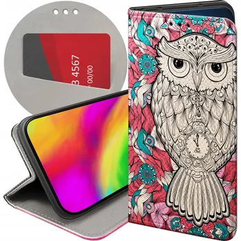 Pouzdro na mobilní telefon Flipové pouzdro Hello Case pro Samsung Galaxy A24, Galaxy A25 5G červené