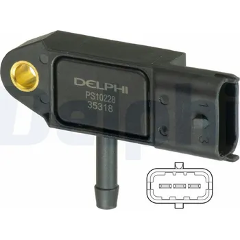 Čidlo automobilu Senzor tlaku sacího potrubí DELPHI PS10228