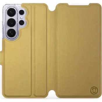 Pouzdro na mobilní telefon Flipové pouzdro Mobiwear pro Samsung Galaxy S26 Ultra zlaté