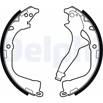 Brzdová čelist Sada brzdových čelistí DELPHI LS2056