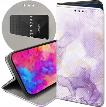 Pouzdro na mobilní telefon Flipové pouzdro Hello Case pro Motorola MOTO G05 / G15 / E15 fialové