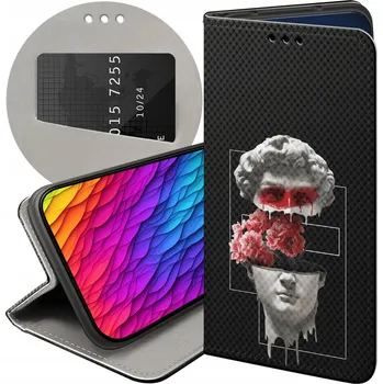 Pouzdro na mobilní telefon Flipové pouzdro Hello Case pro Samsung Galaxy A52 5G šedé