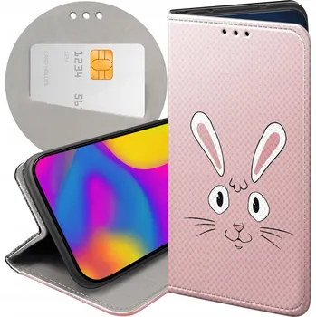 Pouzdro na mobilní telefon Flipové pouzdro Hello Case pro Samsung Galaxy J6 2018, růžové