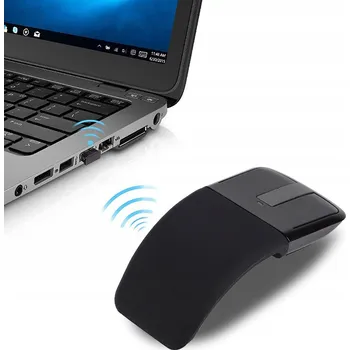 Myš BEZDRÁTOVÁ MYŠ SKLÁDACÍ PŘENOSNÁ USB 1600DPI