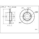 Brzdový kotouč HART 224 124