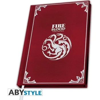 Game of Thrones Zápisník A5 - Targaryen