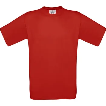 Pánské tričko Tričko B&C Exact 150 - červené, L