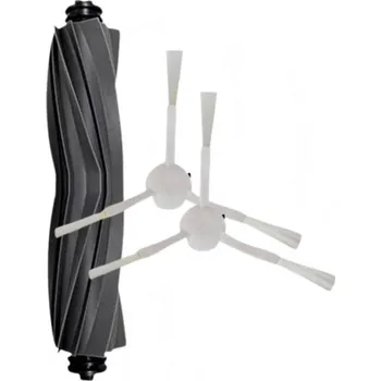 Kartáč pro robotický vysavač Kartáč lamelový pro DREAME L10s Ultra, L20 Ultra, X20, X30, X40 a Xiaomi a kartáčky, 1+2ks sada