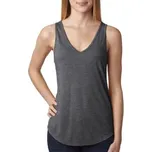 Tílko Bella Flowy V-neck Tank - šedé, M