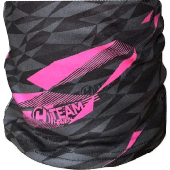 Šátek (nákrčník) tunel Haven Team Icy - černý-růžový
