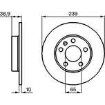 Brzdový kotouč BOSCH 0 986 478 894
