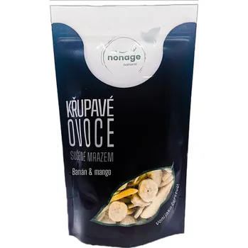 Sušená potravina NONAGE Lyofilizovaný mix banán & mango 80&nbsp;g
