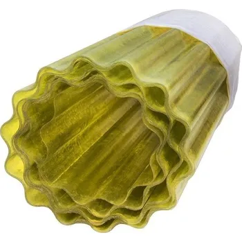 Průsvitná krytina Sklolaminátová vlnitá role Guttagliss PES žlutá, šířka role 1500 mm (1,5 m² v bm)