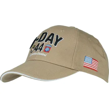 Kšiltovka Čepice Fostex Baseball D-Day Normandy - béžová