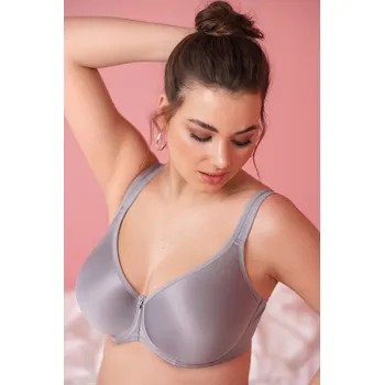 Podprsenka Triola Perfect Fit bezešvá a tence vyztužená podprsenka šedo-fialová 28746 - BLV38/šedo-fialová / 90 / F f28746-38