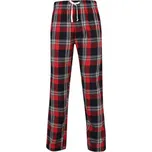 Kalhoty Skinnifit Tartan Lounge - červené-navy, L