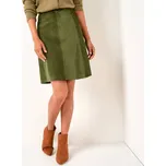 Rozšířená manšestrová sukně khaki 52