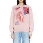 MIKINA DIESEL F-NORMY-S1 SWEAT-SHIRT PALE MAUVE