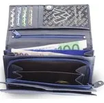 Dámská kožená psaníčková peněženka Arwel 2120­ - modrá