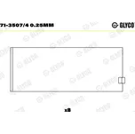 Ojniční ložisko GLYCO 71-3507/4 0.25mm