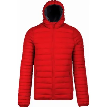Pánská mikina Pánská zimní bunda Kariban Down Jacket - červená, L