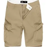 Kraťasy Vintage Industries Ryker - tmavě béžové, 38
