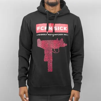 Pánská mikina Mikina DNGRS FCKN Sick - černá, S