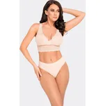 Béžové kalhotky s krajkou vzadu Babell BBL 195 S-XL Velikost: L, Barva: Béžová