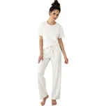 Dámské pyžamo SENSIS SOLEIL ecru-béžová L 0