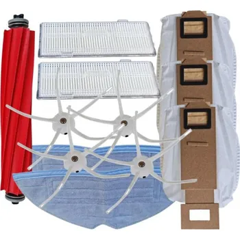 Příslušenství k robotickému vysavači HEPA filtry, kartáče, mopy k vysavači XIAOMI Roborock S7 + a sáčky, 12ks sada