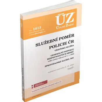 ÚZ č. 1613 - Služební poměr příslušníků bezpečnostních sborů, Policie ČR, Vězeňská služba,
