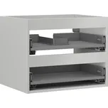 Mexen Box-A, závěsná skříňka 60 cm, 2 zásuvky, matná šedá, 91AX0-0600-470-2-62 239796542