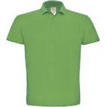 Polokošile B&C Piqué - světle zelená, XS