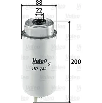 Palivový filtr Palivový filtr VALEO 587744