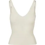 Tílko dámské Urban Classics Rib Knit Top - bílé, 4XL