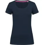 Dámské tričko Stedman Claire Crew Neck - navy, XL