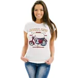 Triko dámské Striker Jawa 250 Kývačka - bílé, XXL