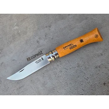 Kuchyňský nůž OPINEL VR N°09 Carbon s gravírováním květiny