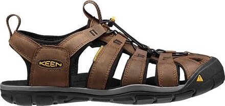 Pánské sandály Keen Clearwater CNX Leather velikost bot 44 dark earth/black