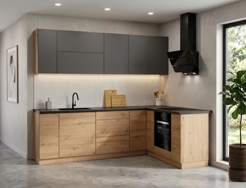 Rohová kuchyňská linka Langen 240x180cm