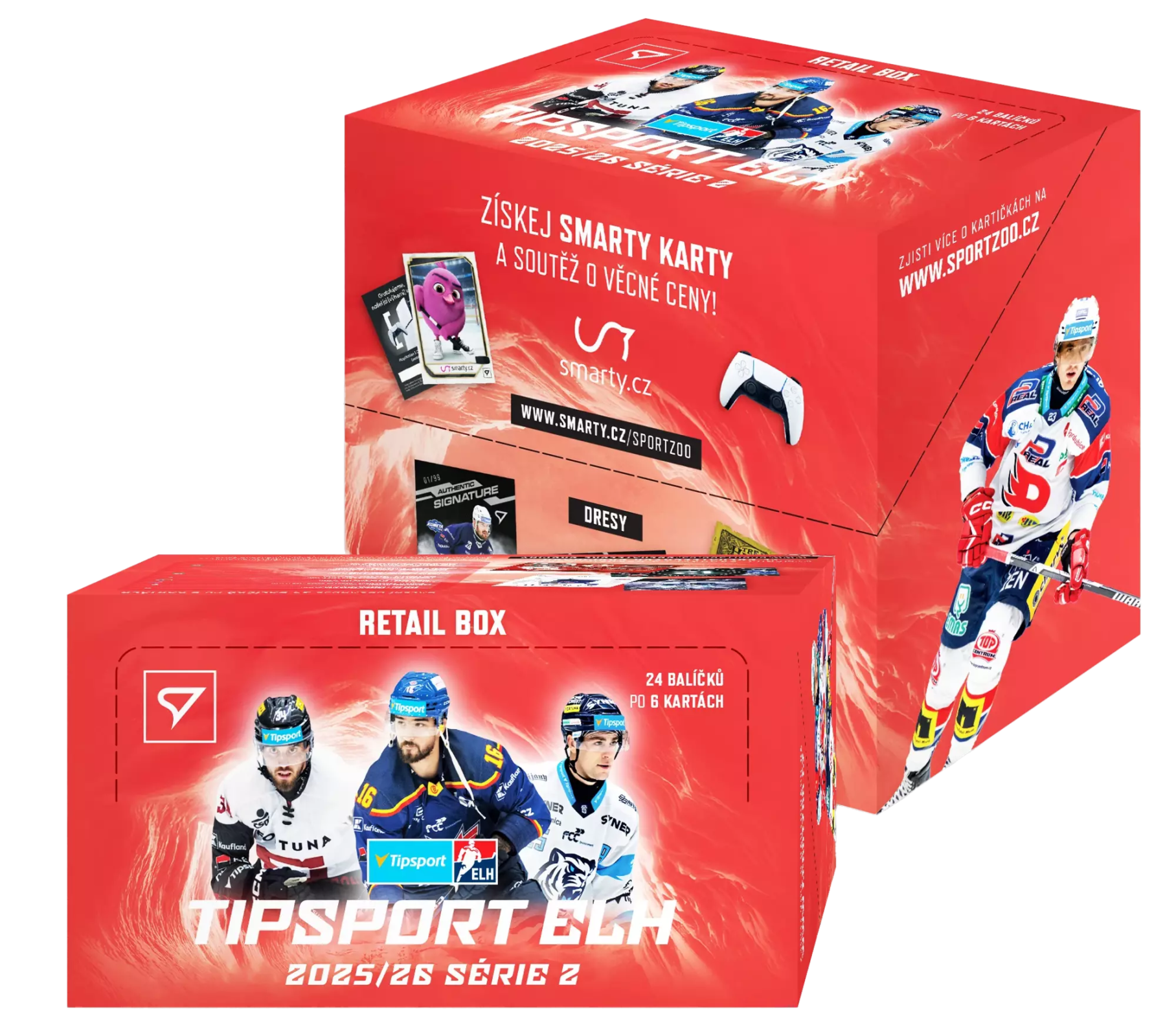 Hokejové karty Tipsport ELH 2025/26 2. série - Retail box