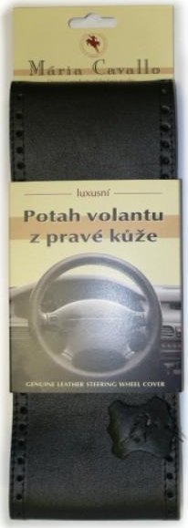 Mária Cavallo Kožený potah volantu vel. A, černý